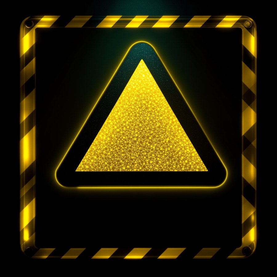 A warning sign